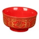 thumbnail image 1 of Tazón de tributo Cuenco de cerámica para , decoración artesanal, suministros de Buda, vela de , cuenco de ofrecimiento para el salón budista, centros , rojo con palabra Magideal Tazón de tributo, 1 of 7