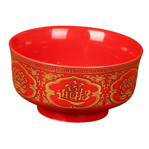 Tazón de tributo Cuenco de cerámica para , decoración artesanal, suministros de Buda, vela de , cuenco de ofrecimiento para el salón budista, centros , rojo con palabra Magideal Tazón de tributo