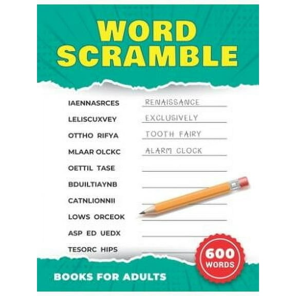 Word Scramble Books for Adults: Word Unscramble Games With Eleven Letters (Paperback) by Ala Books