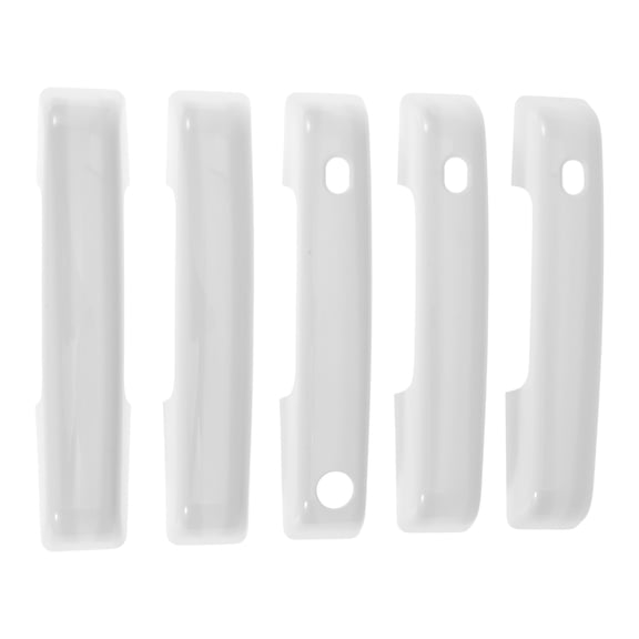 Exterior Door Handle Cover Trim Front Left Front Right Rear Left Rear Right Tailgate Door Handle Cover for Ford Bronco 2021-2025 White