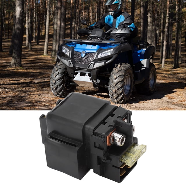 Relé De Arranque De Motores, Solenoide De Arranque Robusto Profesional ABS Metal Confiable Para 250cc 260cc 300cc 400cc ATV UTV
