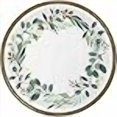 thumbnail image 3 of Lot de 96 Assiettes Rondes en Papier Jetables Vert et Blanc en Eucalyptus pour Banquet 10 Pouces, 3 of 3