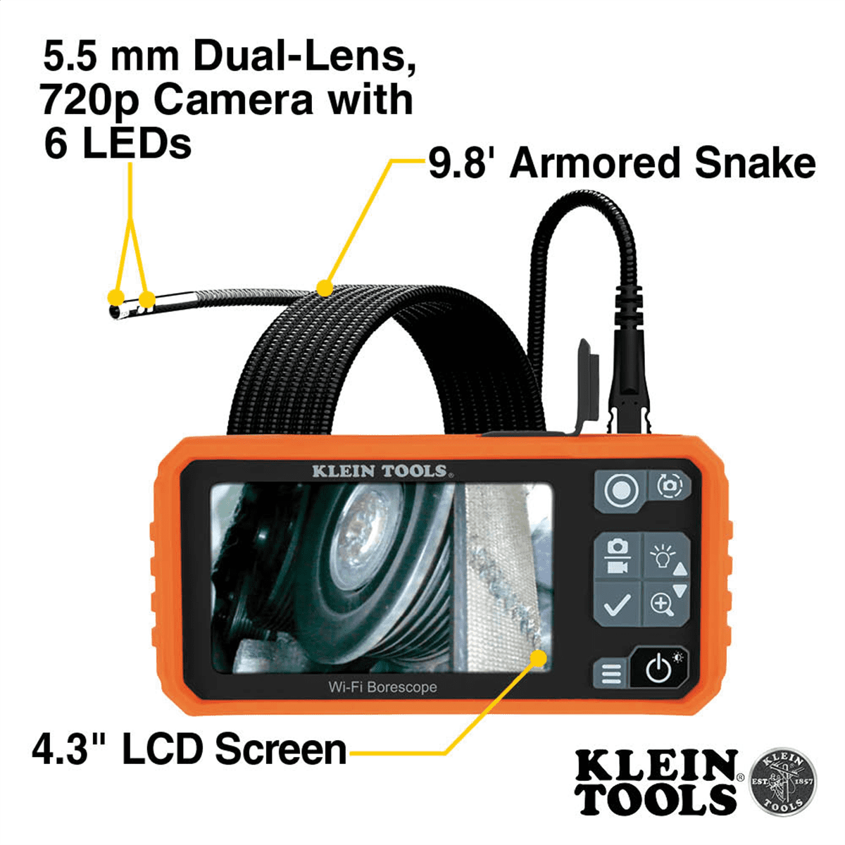 Klein Tools Pro Borescope