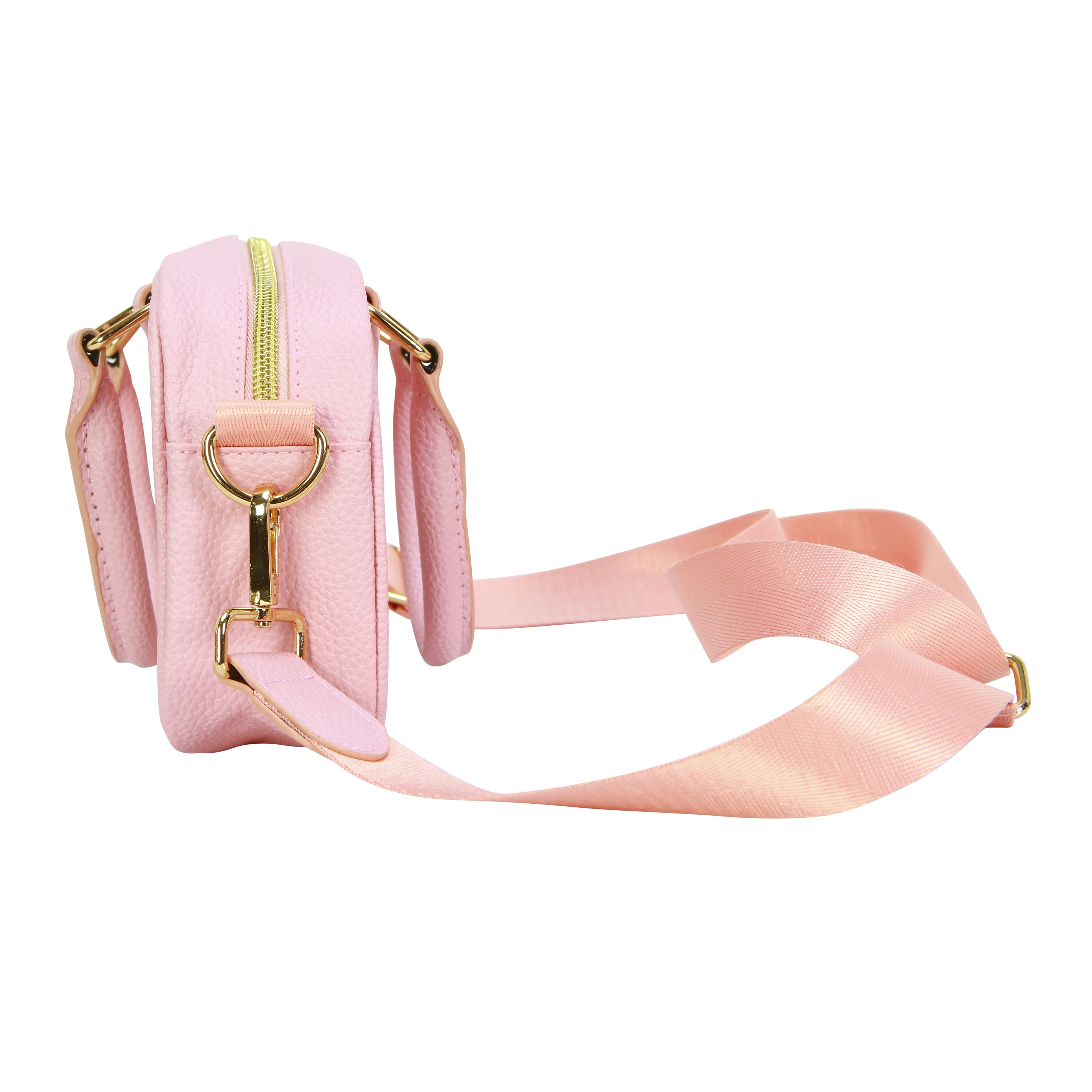 Hello Hobby Clear Handbag, Customizable Transparent Purse for Stadiums, Concerts, and Everyday Use, Pink Accents