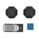 thumbnail image 2 of Soporte Magnético Para Tiza De Billar, Clip De Soporte Para Tiza De Taco Silencioso, Aluminio Negro 6063 Resistente Al Desgaste Para Accesorios De Billar ANGGREK Otros, 2 of 8