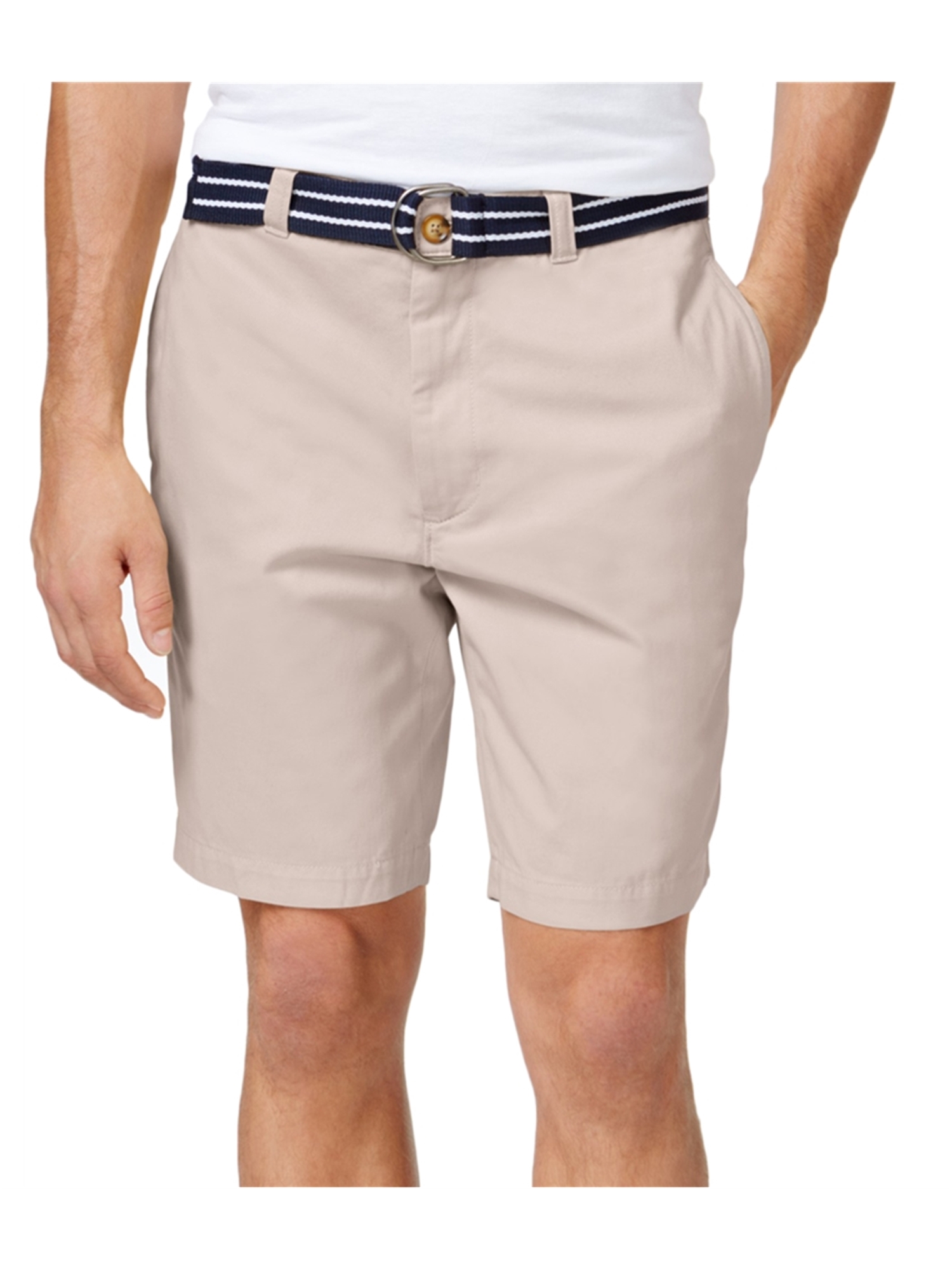 Belt Casual Chino Shorts brightwhite 