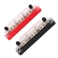 thumbnail image 3 of Aramox Power Distribution Block, 10 Way Power Distribution Block Bus Bar M6 Studs M4 Screw Terminals For Car Truck Marine Boat Yacht, 3 of 8