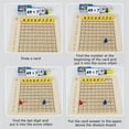 thumbnail image 4 of Clearance! 2 in 1 Multiplication Addition Math Board Game for Kids - Wooden Montessori Math Toys for Girls Boys 4 5 6 7 8 9 Years Old Wood Double Sided Board Table Dice Card Games for Family, 4 of 8