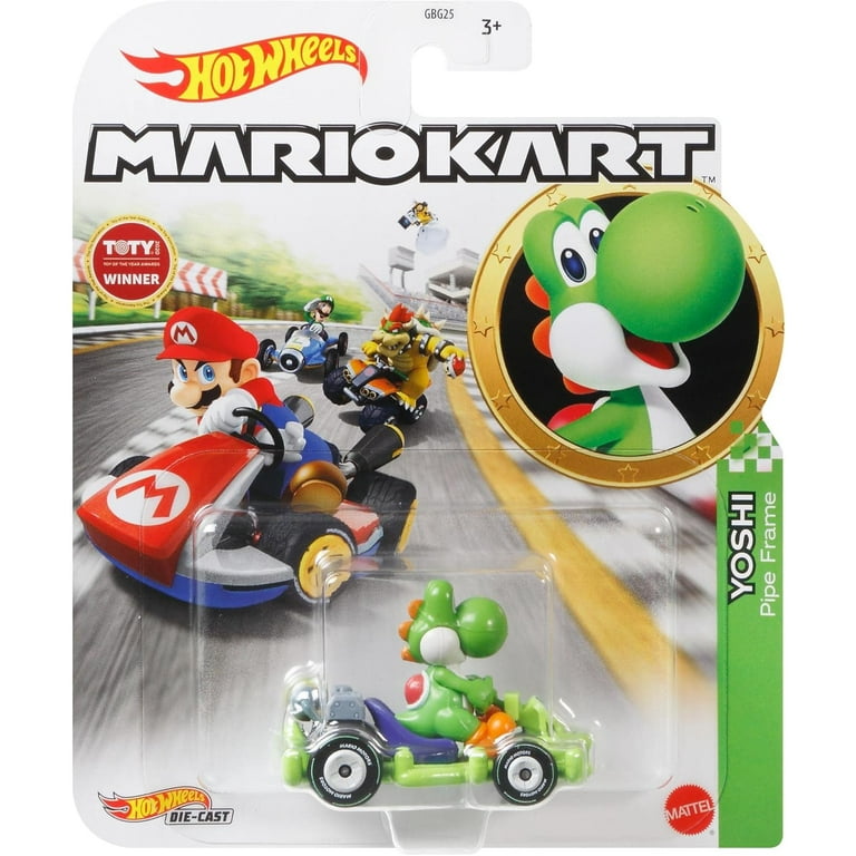 Hot Wheels Mario Kart Die-Cast Character Cars Collection, 6-Pack