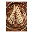 thumbnail image 2 of Unique Loom Cafe Collection Area Rug - Rosetta (10' x 14' Rectangle Beige/Brown), 2 of 5