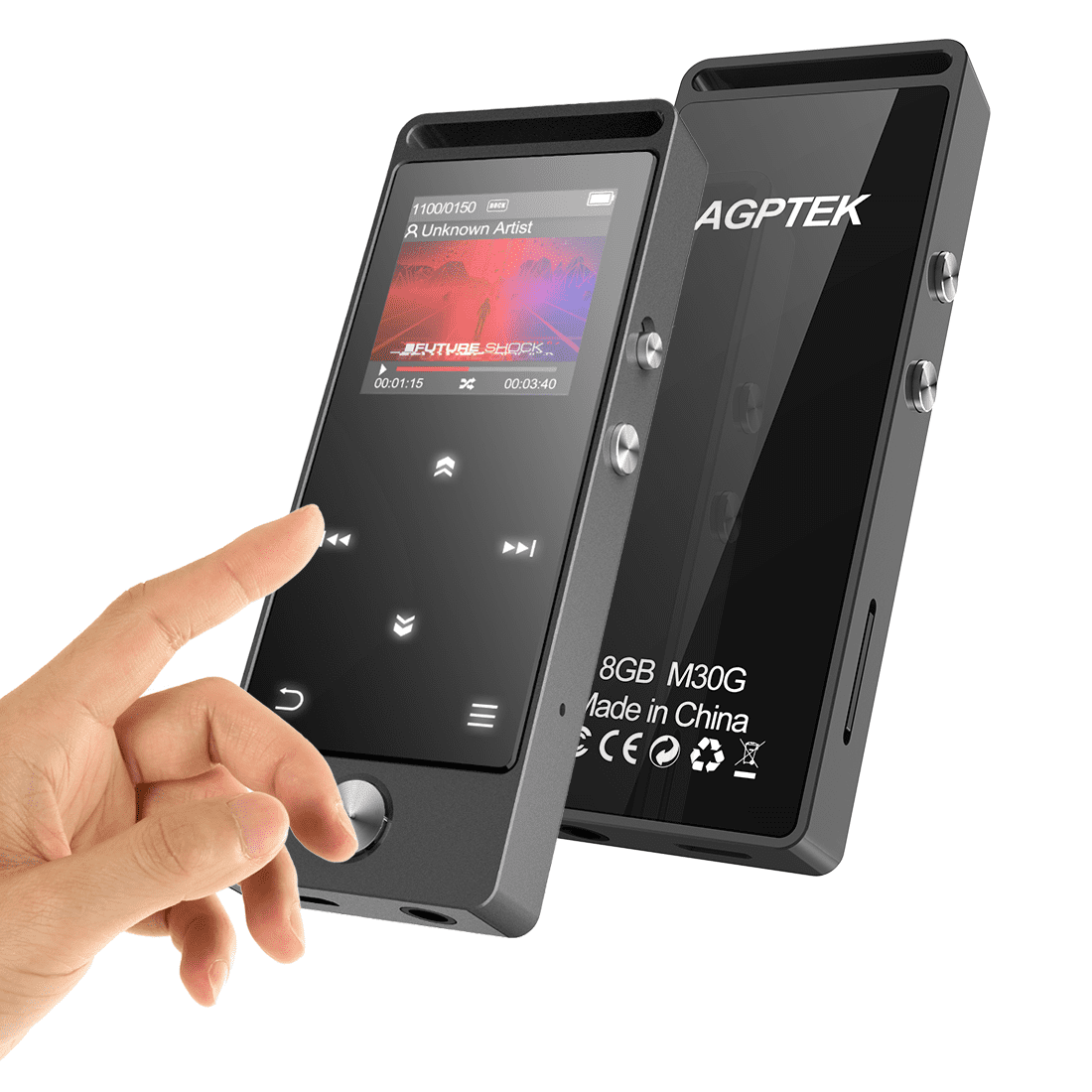 agptek mp3 player with spotify