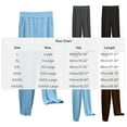 thumbnail image 3 of JGGSPWM Women's Pants ice Silk Wide-Legged Pants Summer Thin Drape Thin Loose Soft Comfortable Breathable Casual Pants Gray XXXL, 3 of 3