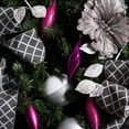 thumbnail image 3 of Vickerman 5.5" Fuchsia Finial Drop Christmas Ornament, Assorted 4 Finish, 8 per Pack, 3 of 3