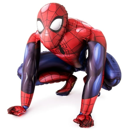 Marvel Spiderman Airwalkers Giant 36" Foil Balloon, Multicolor