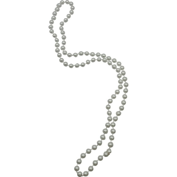 Women's Flapper Faux Pearl Necklace Costume Accessory