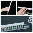 thumbnail image 3 of Shisuyan 4pcs Rack U-Shaped Acrylic Domino Trays Mini Mahjong Ruler Tile Pushers For Playing Mahjong Game Stable Support Travel Game Nights, 3 of 8