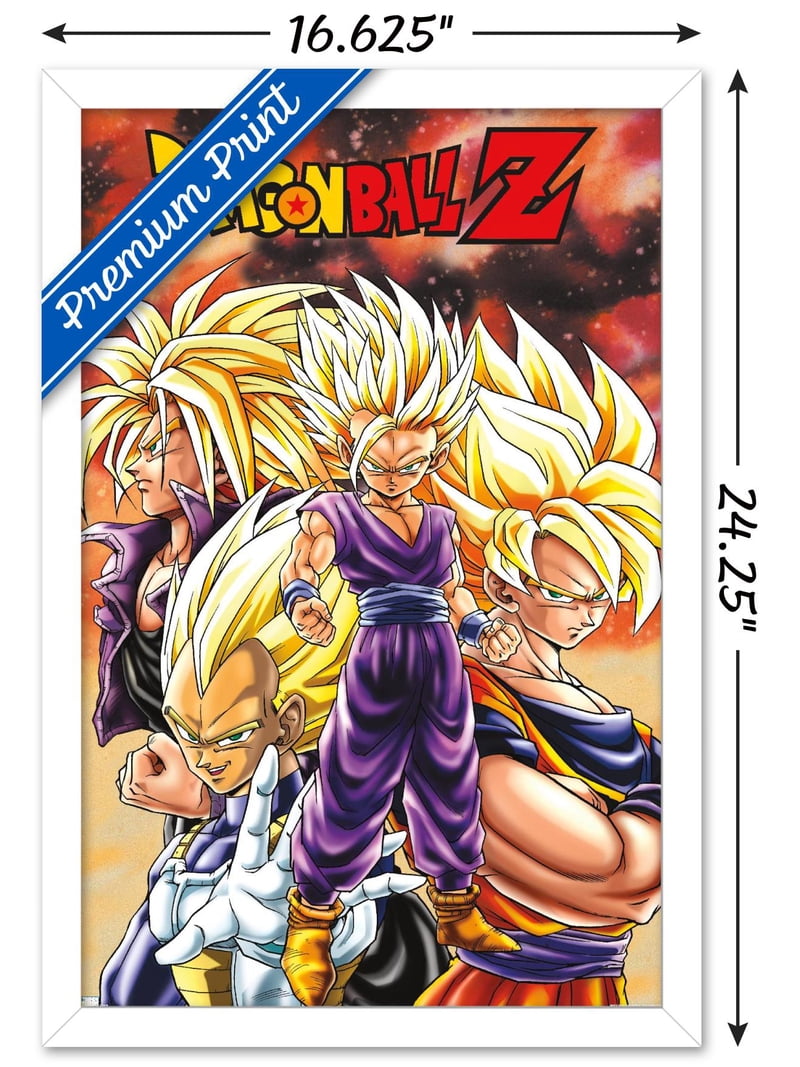 Dragon Ball Z - Saiyans Wall Poster, 14.725