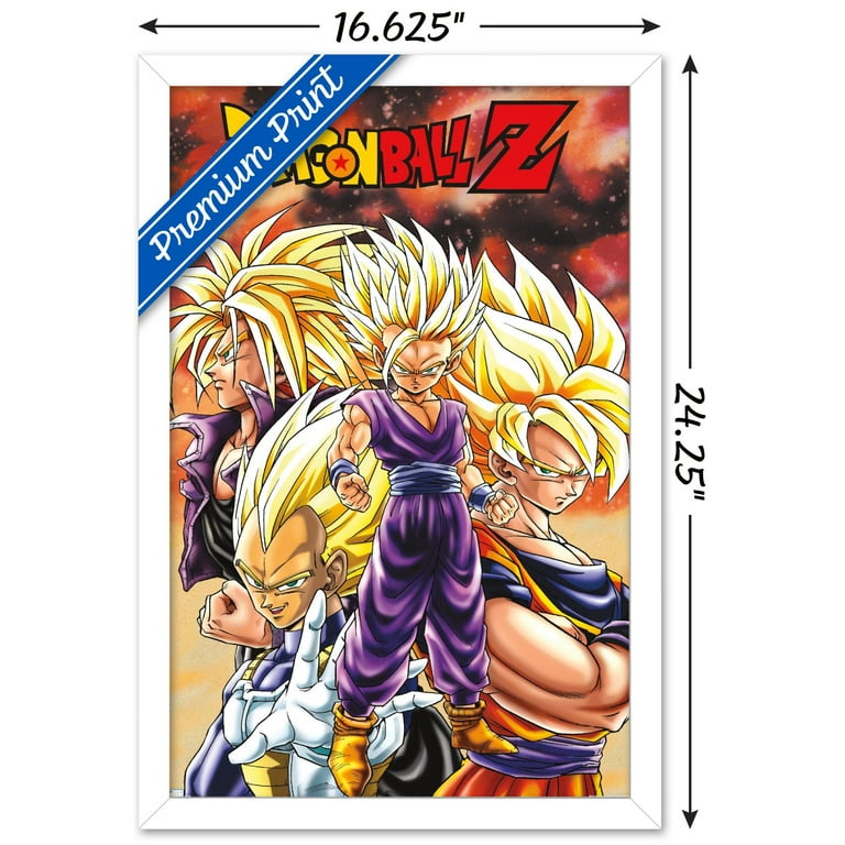 Dragon Ball Z - Saiyans Wall Poster, 14.725