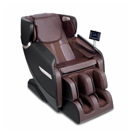 Massage Chair Full Body Zero Gravity Recliner - 3D Shiatsu, Heated, Bluetooth, Airbag, Foot Roller