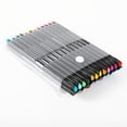 thumbnail image 3 of 24 Fineliner Color Pens Set, Fine Line Colored Sketch Writing Drawing Pens for Journal Planner Note Taking and Coloring Book, Porous Fine Point Pens Markers, Great for Art Crafts Scrapbooks, 3 of 6