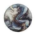 thumbnail image 2 of Waterproof Spare Wheel Cover, Blue Rose Oil Painting Adjustable Wheel Cover For Jeep Trailer Rv Suv Car, 15 Inch, 2 of 8