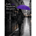 thumbnail image 2 of Paraguas Morado Compacto Reforzado 110 Cm Plegable Portátil, 2 of 6