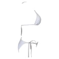thumbnail image 3 of Traje de Baño Ocean Pacific para Mujer Bikini con Crochet y Cintas Ajustables en Top y Bikini Blanco Talla CH 2 Piezas, 3 of 4