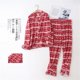 thumbnail image 3 of Kupokasi 2 piezas de Navidad, Set de pijamas de algodón de otoño e invierno ocio de las mujeres ropa de dormir de manga larga pantalones Homewear, 3 of 4