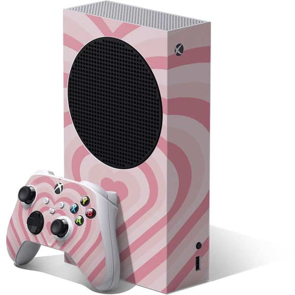 Skinit Pink Heart Pattern Xbox Series S Bundle Skin