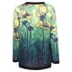 thumbnail image 5 of ICHUANYI Liquidación Chaqueta de Mujer Diario Vacaciones Entrenamiento Cultivo Otoño Invierno Cárdigan Abrigo de Punto Abierto Casual Manga Larga Estampado Floral Top ICHUANYI WER202308256526, 5 of 9