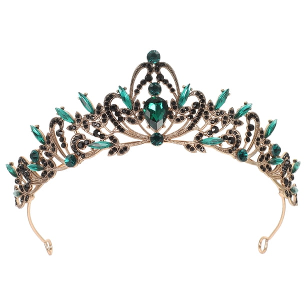 KAKOWELY Tiara de diamantes de imitación, corona, diadema nupcial, tocado de novia para boda, tiara de banquete