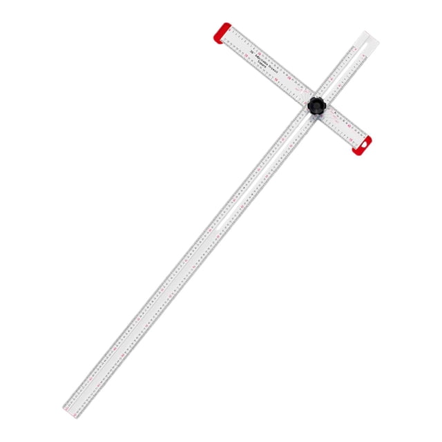 Herramienta de diseño de regla cuadrada de aleación de aluminio, regla auxiliar para dibujo de líneas, herramienta de medición de múltiples ángulos 120 centímetros
