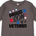 thumbnail image 4 of Inktastic Proud Son of a Veteran Veterans Day Boys Long Sleeve Toddler T-Shirt, 4 of 5