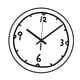 thumbnail image 5 of Reloj de pared creativo y sencillo con diseño de garabatos digitales para oficina, estudio y sala de estudio. estilo A, 5 of 9