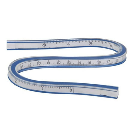 

Dido Flexible Curve Ruler Spiral Drafting Drawing Measure Tool Soft Plastic Tape Measure Ruler 30cm