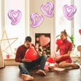 thumbnail image 4 of Matoen 4 Pcs Valentine's Day Foil Heart Shaped Balloons 18 Inch, Pink Heart Balloon for Wedding Birthday Valentine's Day Party Decoration, 4 of 6