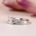 thumbnail image 4 of Blue Jewelry 1.8 Ct Princess Cut Diamond Ring - 14K White Gold Plated Rings - Surprise Diamond Wedding Rings - Bridal Diamond Jewelry - Wedding Proposal Rings - Valentine's Day Gift, 4 of 11