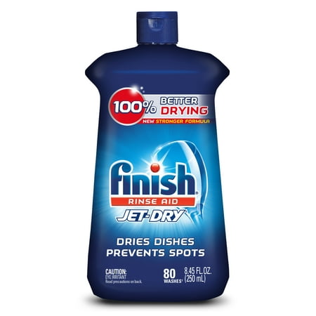 (2 pack) Finish Jet-Dry Rinse Aid, 8.45oz, Dishwasher Rinse Agent & Drying (Best Drying Dishwasher 2019)