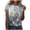 Multicolor womens tops summer, variant on USSUMA Womens Summer Tops and Blouses Trendy Cute Summer Tops for Women Short Sleeve Round Neck T Shirt Printed Tunic Tops Casual Loose Fitted Basic Tops Blouse Female