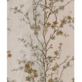 thumbnail image 1 of Rouleau de Papier Peint Floral Blanc, Rouillé, Beige sur Arbre, 1 of 2