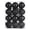 Black, variant on Aximioll Christmas Ball Ornaments 24 Pack 1.57 in Black, Shatterproof Plastic in Glossy Matte Glitter Faceted Finishes, Tree Baubles for Christmas Branches and Wreaths