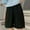 Black, variant on LEBONYARD Womens Shorts,Women's Shorts for a Relaxed and Stylish Look,,Women's Linen Shorts Solid Color Comfortable Elastic Wide Leg Casual Shorts