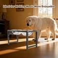 thumbnail image 6 of Elevated Dog Bowls for Large Dogs, 3 Height Adjustable，Raised Tall Dog Food Water Bowl Stand with Two 101oz Bowls, 6 of 6