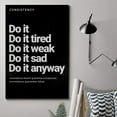thumbnail image 6 of Consistency Do It Tired Do It Weak Poster Motivation Wall Art Inspirational Wall Decor Print for Bedroom Kids Grils Boys Teens, 6 of 7