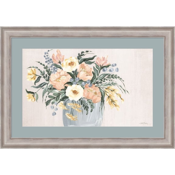 Great Art Now Spring Florals I by April Chavez, Framed Wall Art, 35W x 24.5H