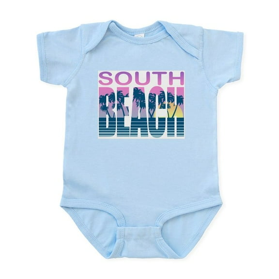 CafePress - South Beach Infant Bodysuit - Baby Light Bodysuit, Size Newborn - 24 Months