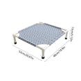 thumbnail image 3 of Elevated Dog Bed - Soft Comfortable Fabric, Easy to Clean, Raised Design for Air Circulation, Durable Pet Cot for Small Dogs, Breathable & Stable Puppy Bed (20.8"x18.9"x5.1", C), 3 of 7