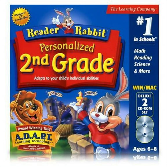 Reader Rabbit Personalized 2nd Grade Deluxe