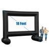 18FT Inflatable Movie Projector Screen Projection Outdoor Home Theater W/ Blower
