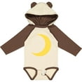 thumbnail image 3 of Inktastic Cute Yellow Moon Boys or Girls Long Sleeve Baby Bodysuit, 3 of 5